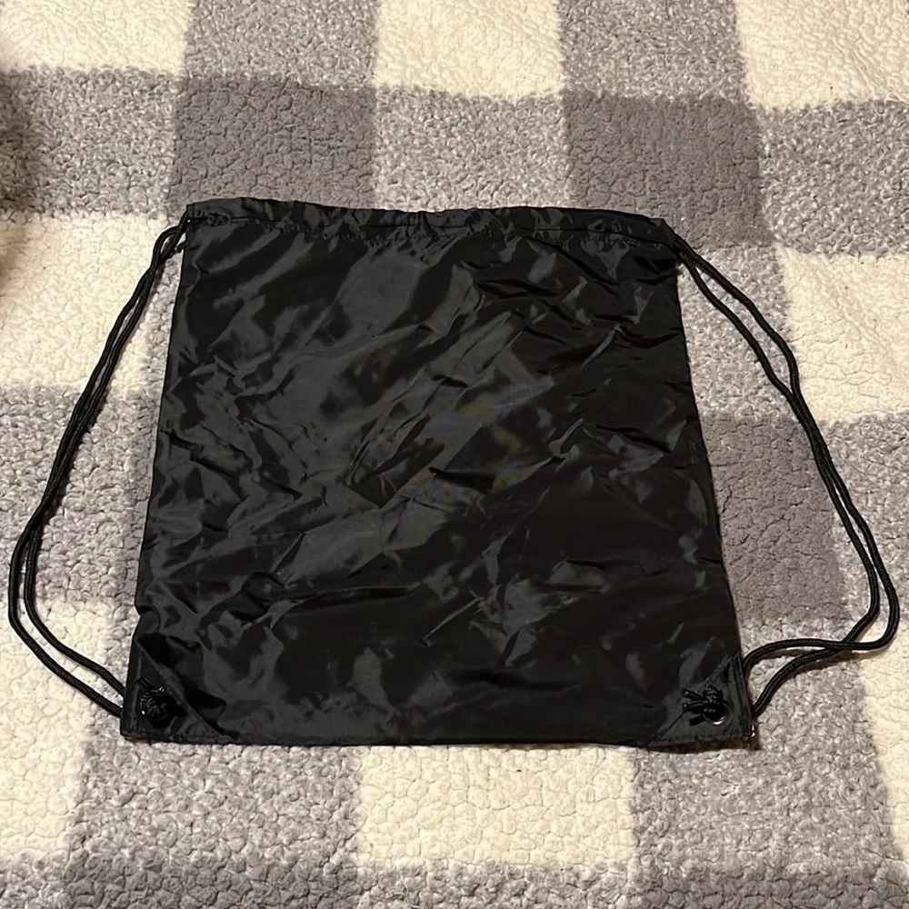 New Champion Cheerleading String Backpack Black Rose Cheer NWOT